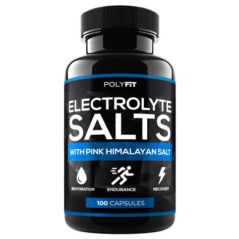 Electrolyte Salt Pills for Rapid Rehydration - 100 Capsules – Polyfit