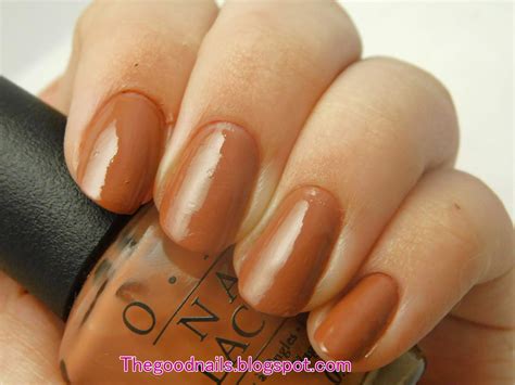 OPI 'Chocolate Moose' Brown Nail Polish Swatch and Review