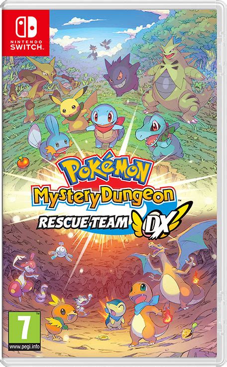 Here's The Colourful Box Art For Pokémon Mystery Dungeon: Rescue Team DX | Nintendo Life