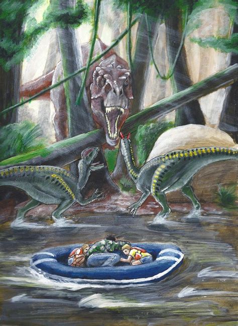 Jurassic Park novel illustration #2 by eatalllot.deviantart.com on ...