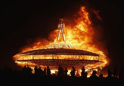 The Man burns during the Burning Man 2013 arts and music festival in the Black Rock Desert of Nevada