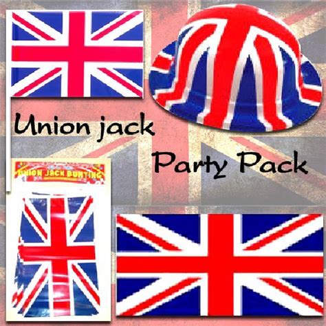 Union Jack Street Party Decoration Pack - Small, a great value pack containing Great Britain ...