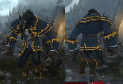 Heritage armor for Worgen looks way better in game : r/wow