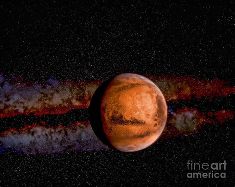 Planet - Mars - The Red Planet Photograph by Paul Ward - Fine Art America