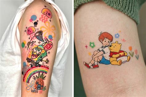 Details more than 88 small cute cartoon tattoos super hot - in.eteachers