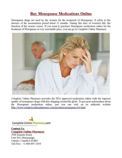 Buy Menopause Medications Online by Crazzy Paul - Issuu