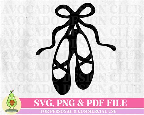 Ballerina Shoes SVG PNG Ballerina Slippers Svg Ballet Shoes - Etsy