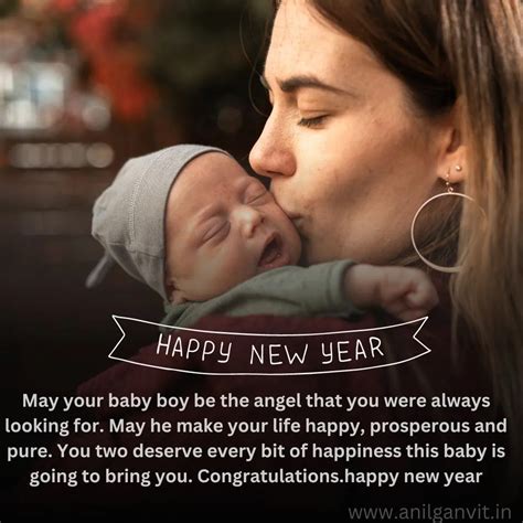 Happy New year Wishes for New Born Baby 2024