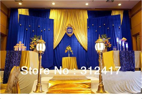 Blue And Yellow Wedding Table Decorations Royal Blue Yellow ...