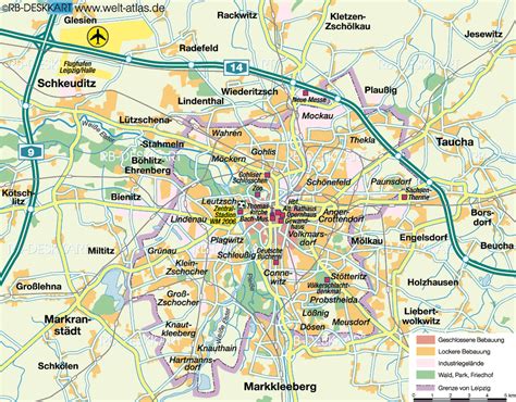 Leipzig Map - Germany