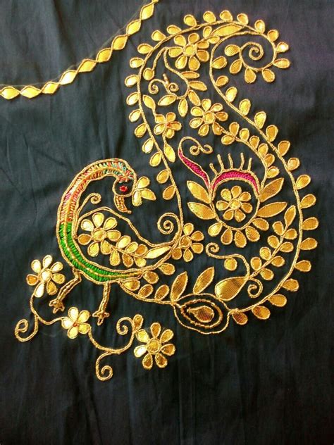 Pin by Dipika gajjar on gota patti work | Embroidery works, Hand ...