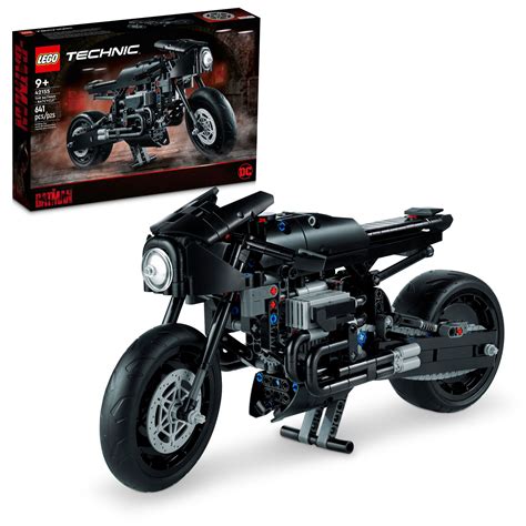 LEGO Technic THE BATMAN – BATCYCLE Set 42155, Collectible Toy Motorcycle, Scale Model Building ...