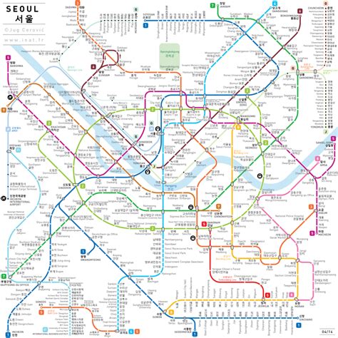 Great re-design of the Seoul Metro Map by Jug Cerovic | The Korea Blog