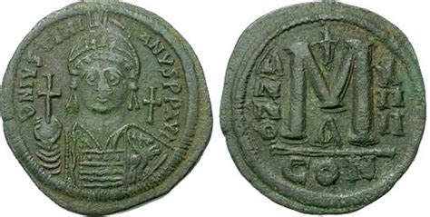 A large Byzantine half follis | Coin Talk