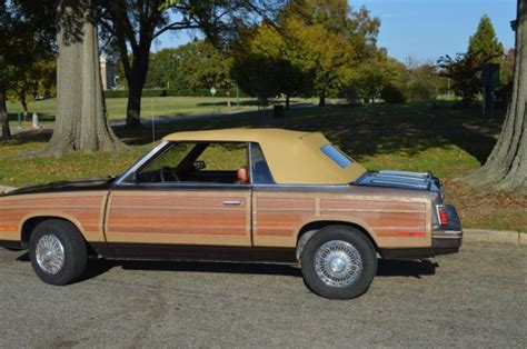 1984 Chrysler LeBaron Convertible "Woody" - Classic Chrysler LeBaron ...