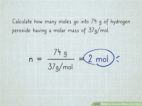 How to Convert Mass Into Mole: 3 Steps (with Pictures) - wikiHow