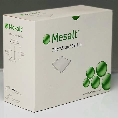 Mesalt 7.5cmx7.5cm BOX 30 - Superior Health Care