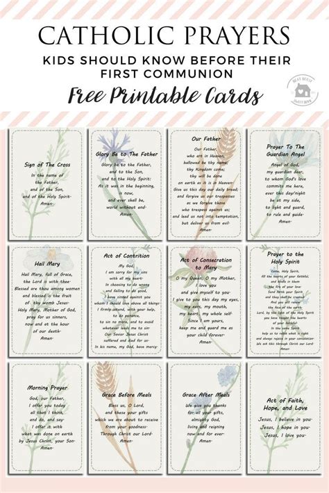 Printable Catholic Mass Prayers And Responses - Printable Calendars AT ...