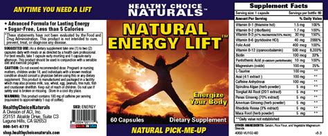 Energy Supplements | Natural Energy Booster