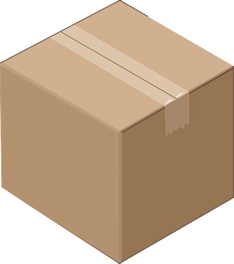 Box Cardboard Cube · Free vector graphic on Pixabay