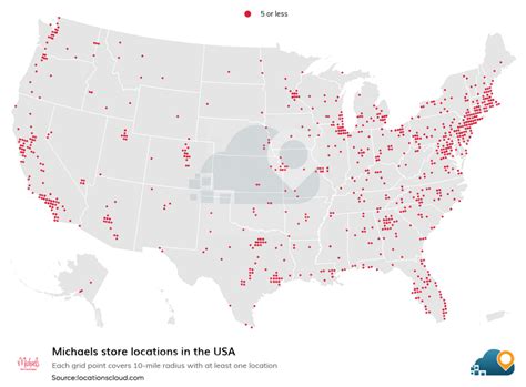 Number of Michaels Stores in the USA - 2024 | LocationsCloud