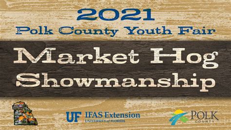 2021 Market Hog Showmanship - Polk County Youth Fair - YouTube