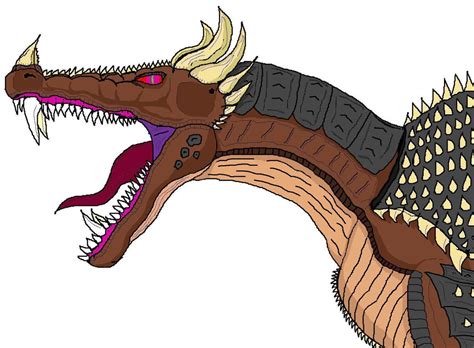 Anguirus head redesigned by XxHXCLIONxX on DeviantArt