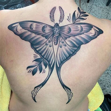 Top 45 Best Luna Moth Tattoo Ideas - [2021 Inspiration Guide]