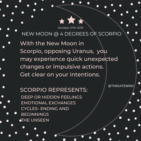 New Moon in Scorpio | Astrology, Scorpio moon, Natal charts