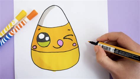 Cute Candy Corn Drawing at GetDrawings | Free download