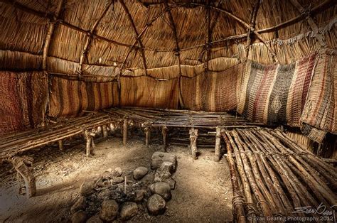 Wampanoag House Interior | Native american home, Native american houses, Native american teepee