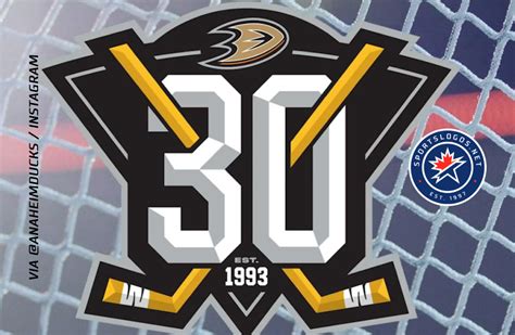 Anaheim Ducks Reveal 30th Anniversary Logo – SportsLogos.Net News