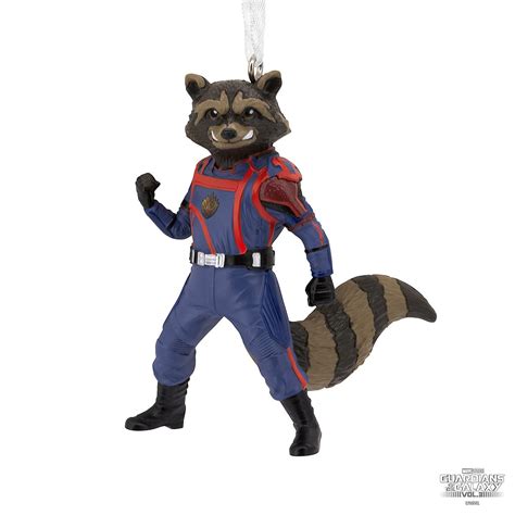 Rocket Guardians Of The Galaxy Resin Hallmark Ornament