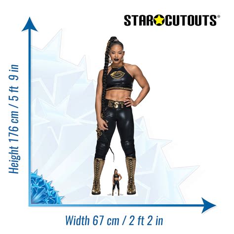 Bianca Belair Black Outfit EST WWE – Star Cutouts