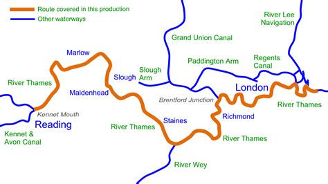 River Thames (Lower) Cruising Map for Download – Waterway Routes