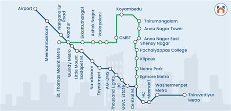 Chennai Metro Rail- Train Timings, Fare & Routes Map