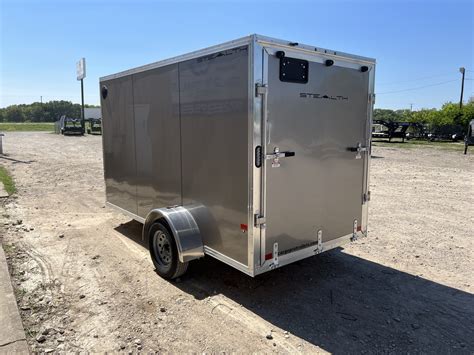 6x12 Cargo Trailer for sale | New Stealth 6X12 Extra Tall Aluminum ...