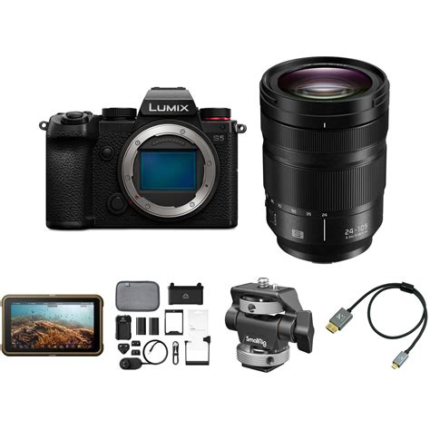 Panasonic Lumix S5 Mirrorless Camera with 24-105 Lens and Cine