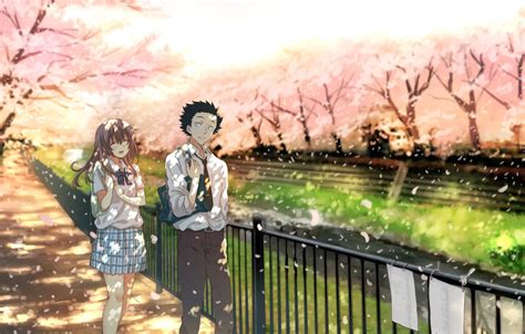 Wallpaper Nature, Movie, Manga, Couple, You no katachi, A silent voice ...