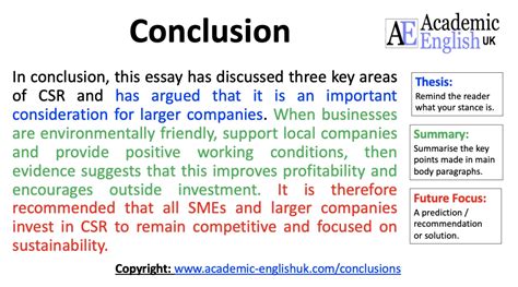 Conclusion Paragraph Examples