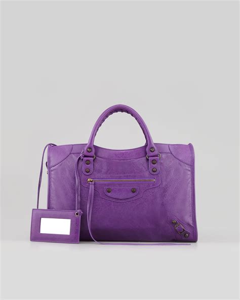 Lyst - Balenciaga Classic City Bag in Purple