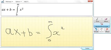 Vista Math Input Panel