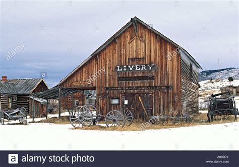 North America, USA, Montana. Nevada City, a ghost town Stock Photo ...