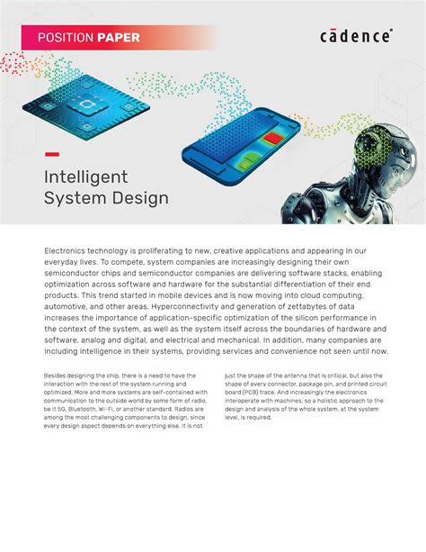 Intelligent system design wp - Intelligent System Design Besides designing the chip, there is a ...