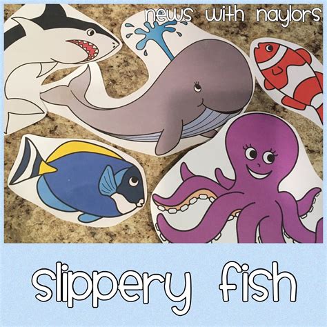 Slippery Fish Printable - Printable Word Searches