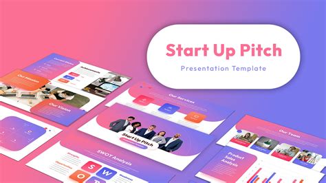 StartUp Pitch PowerPoint Template | Pitch Deck PPT Slides