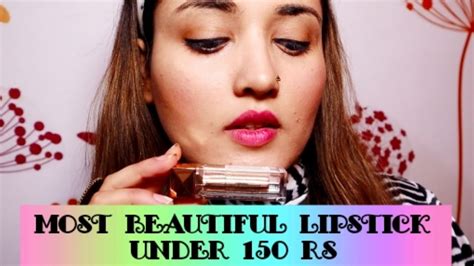 Swiss Beauty Gel Lipstick || Most Beautiful Lipstick under 150 rs || Review & Swatch - YouTube