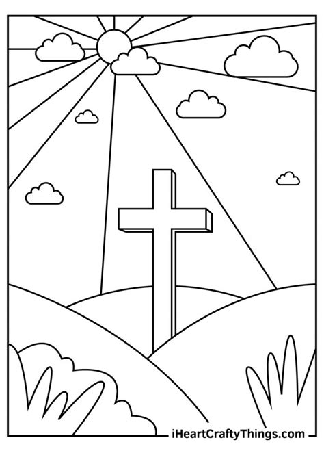 Religious Easter Coloring Pages (100% Free Printables)