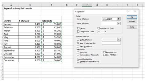 Performing a simple linear regression in Excel - Extra Credit