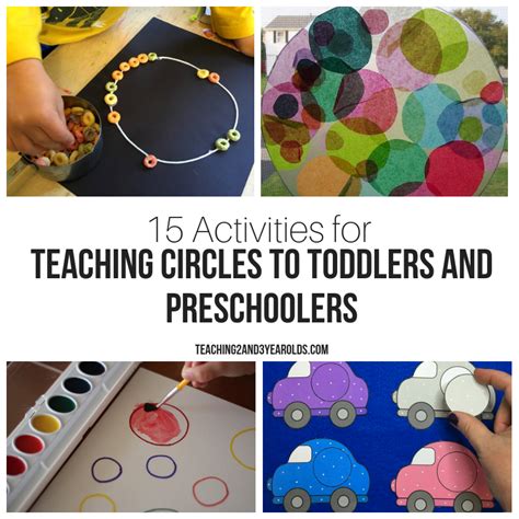 Teaching Circles to Toddlers and Preschoolers